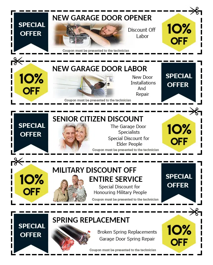 Garage Door And Opener Repairs Livonia, MI 248-572-3024 - coupons